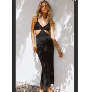 Billy j/verge girl cut out midi dress